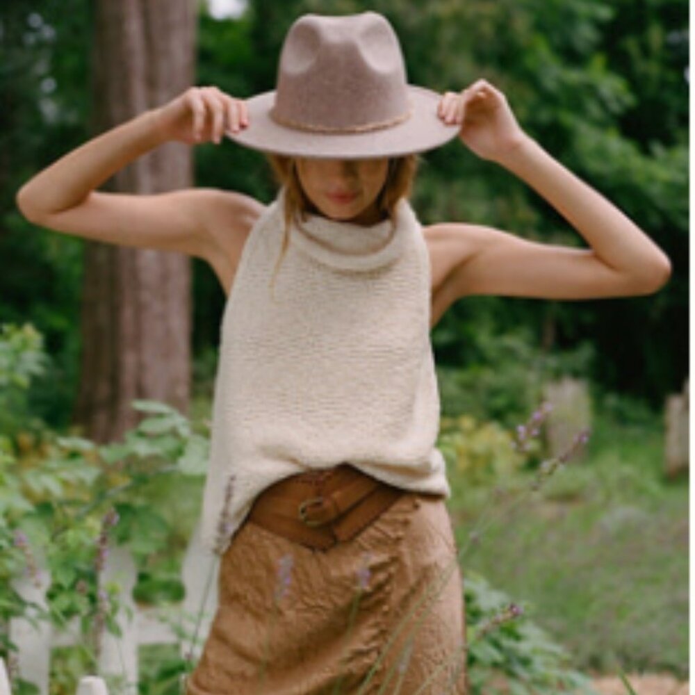 Pilcro Knit Turtleneck Tank